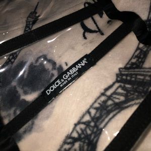 doloce gabbana clear corset